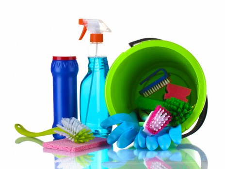 Professional cleaners working in a clean NW10 property