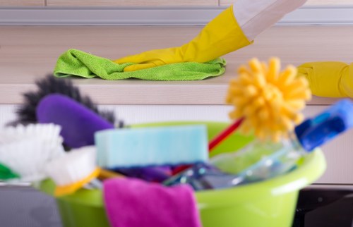 Cleaners NW10 following safe working procedures