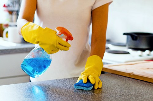 Professional carpets cleaner in NW10 working on a residential carpet