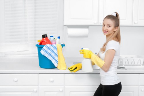 Staff training session focused on cleaning safety procedures