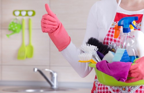 Professional after builders cleaning in NW10 with dust removal on renovated surfaces