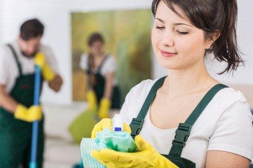 Reception and floor cleaning for offices in NW10