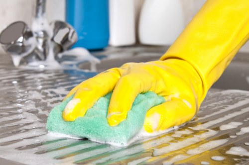 Cleaning treatment for high-traffic commercial carpet areas in NW10